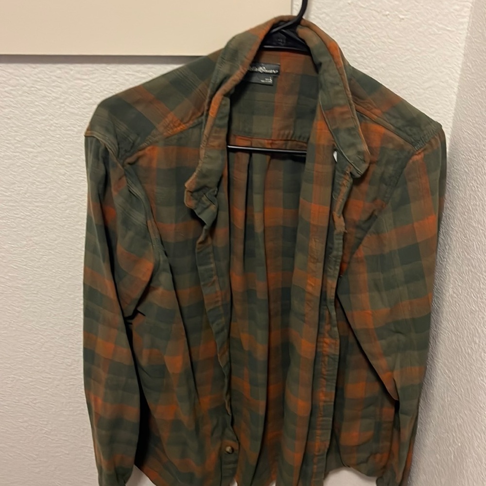 Eddie Bauer, large men’s flannel